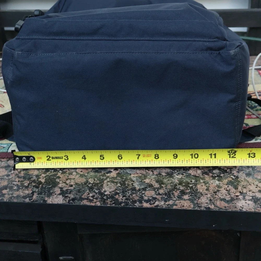 Lo & Sons The Hanover Deluxe 2 Backpack Laptop in Navy Blue -Everyday Travel Bag